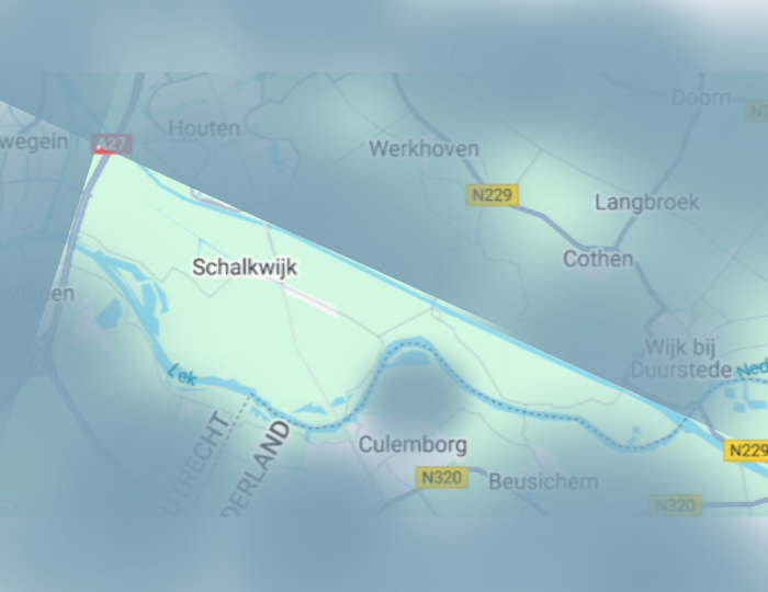 Plattegrond Eiland van Schalkwijk